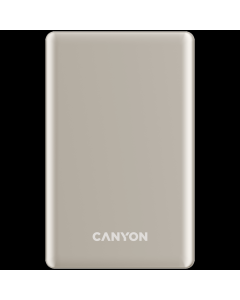 CANYON Power bank OnPower 510 slim Magnetic 10000 mAh PD20W, bež - CNS-CPB510BE
