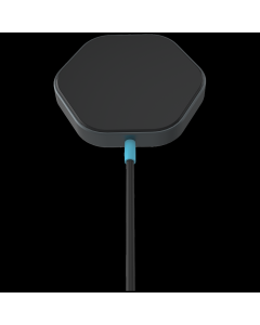 CANYON Wireless charger Hexagon 110 Dark, siva/plava