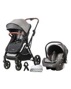 Coccolle Amani Kolica za Bebe 3u1 - Siva - 10204