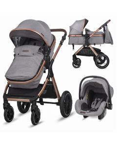 Coccolle Melora Kolica za Bebe 3u1 - Siva - 10208