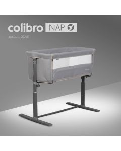 COLIBRO Kolevka za bebe Nap dove, siva - L-CO-NAP-DO