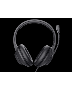Slušalice TRUST AYDA MAX USB HEADSET/USB-C, USB-A/crna