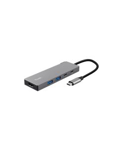 Adapter TRUST DALYX 5-IN-1 MULTIPORT/alu/siva