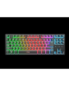 Tastatura+miš TRUST GXT 832 Thado Wireless TKL set/US/crna