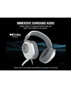Slušalice CORSAIR HS65 SURROUND ŽICNE/CA-9011271-EU/bela