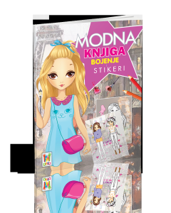 Modna knjiga -knjiga sa stikerima - COM40797