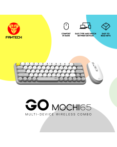 Combo miš tastatura wireless Fantech WK-896 GO Mochi65 sivi - 213766-1