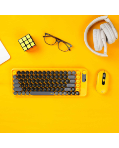 Combo miš tastatura wireless Fantech WK-898 GO mochi85 žuta - G221134