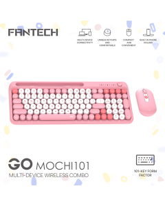 Combo miš tastatura wireless Fantech WK-899 GO mochi101 pink - 221871
