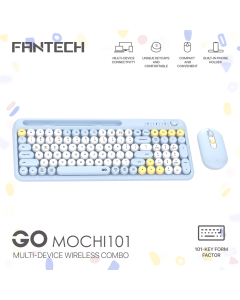 Combo miš tastatura wireless Fantech WK-899 GO mochi101 plava - 221872
