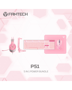 Combo set Gaming Fantech P51 Power 5u1 Sakura - 218217