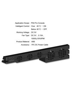 Cooler DOBE TP4-831 za PS4 Pro crni - 615453