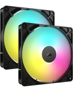 CORSAIR Kuler 140mm RS140 ARGB dual pack, crna - CO-9050183-WW