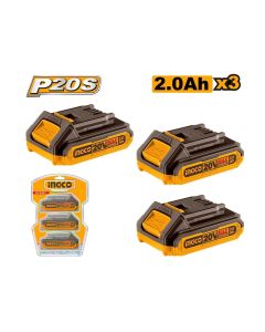 Akumulatorski set baterija COSLI240311E 3×2,0Ah SUPER INGCO