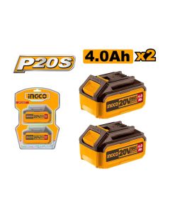 Set baterija 20V COSLI240312E 2x4,0Ah SUPER INGCO