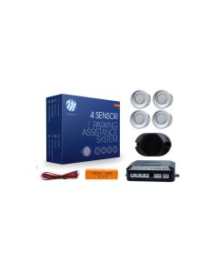 M-TECH Parking senzor zadnji,4kom,zvučni signal,siva boja (12v,18mm,opcija farbanja) - CP17S