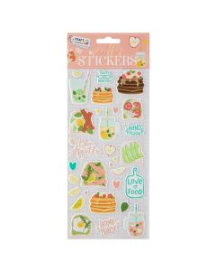 CRAFT SENSATION Samolepljivi stikeri od pene - Slatkiši - 52088