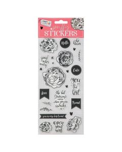 CRAFT SENSATION Samolepljivi stikeri od pene - Afirmacije - 52090