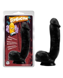 Crni dildo sa testisima 22cm - CN-711757845