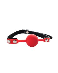 Crvena silikonska kugla za usta Red Silicone Ball Gag - ff001014