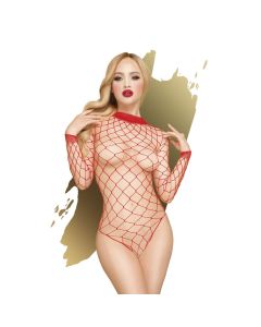 Crveni Mrežasti Bodi Scandalous - 4015422