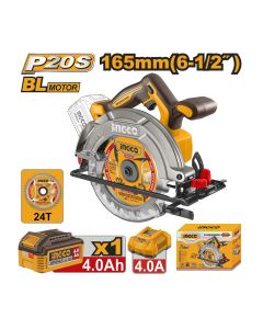 Akumulatorska cirkularna testera CSLI16523E 165mm 1x4,0Ah SUPER INGCO