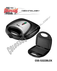 COLOSSUS Toster za sendviče CSS-5322BLCK - CSS-5322BLCK