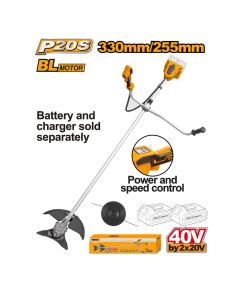 Akumulatorski trimer za travu CSTLI20018 40V Solo INGCO