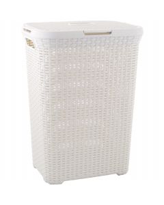 CURVER Koš za veš 60 L beli Ratan - CU 00707-885