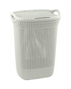 CURVER Koš za veš 57 L Knit bela - CU 03676-X64