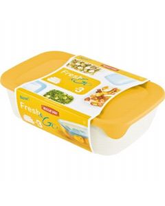 CURVER Kutije za hranu Fresh&Go set 0,5 L + 1 L + 2 L - CU 08026-007