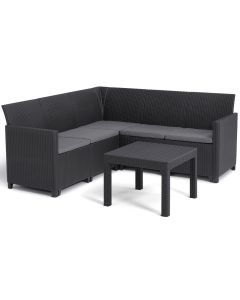 KETER Baštenska ugaona garnitura Marie, grafit