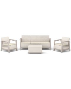 KETER Baštenska garnitura sa box stolom Scandi linea III, bež