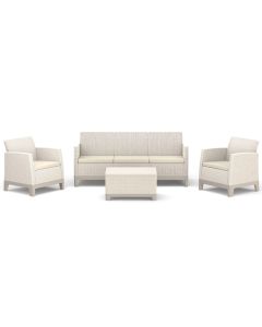 KETER Baštenska garnitura sa box stolom Scandi forma II, bež