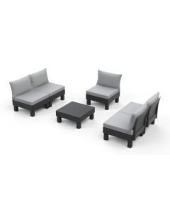 KETER Baštenski set Cantara elements 5 seater, grafit - CU 257361