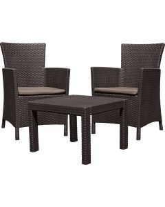 KETER Balkonski set Rosario, braon CU 258839 - CU 258839