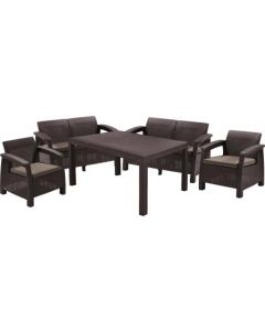 KETER Baštenski set Corfu Fiesta, Pe-ratan, braon CU 258945 - CU 258945