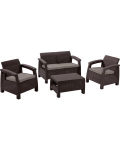 KETER Baštenski set Corfu II, Pe-ratan, braon CU 258952 - CU 258952