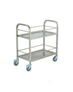 BSM Kolica za restoran na 2 nivoa Inox - D-014C