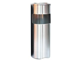 BSM Spoljna kanta za otpatke sa pepeljarom okrugla D-033S, inox - D-033S
