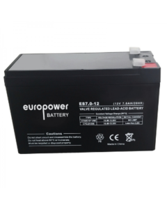 UPS Battery Europower ES12-7 12V 7Ah