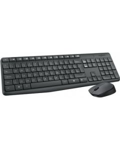 Tastatura + mis Wireless Logitech MK235 USB US siva 920-007931