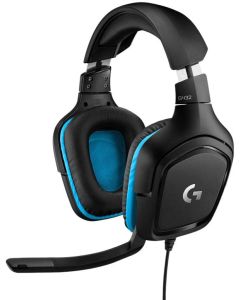 Slušalice gaming žične Logitech G432 7.1 crno/plave 981-000770