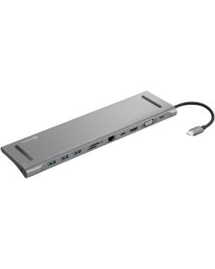 Docking station Sandberg 10in1 USB-C - HDMI/VGA/LAN/3xUSB 3.0/USB C 136-31
