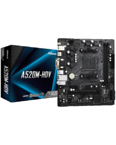 MB AM4 ASRock A520M-HDV 90-MXBE50-A0UAYZÂ Â Â