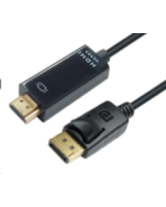 Kabl Stars Solutions DP na HDMI M/M crni 1.8m