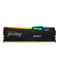 RAM DDR5 32GB 5200MT/s Kingston Fury Beast RGB Black KF552C40BBA-32
