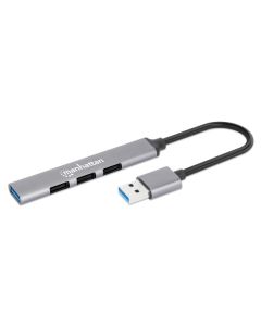 USB HUB 4port Manhattan 168427 3.0/3xUSB 2.0 480Mbps/1xUSB 3.0 5Gbps/sivi