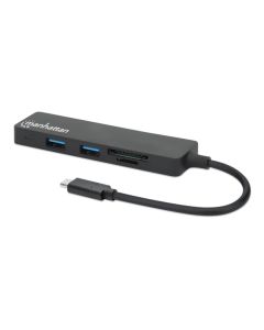 USB-C HUB 3port Manhattan 164948 3.2 G1/5Gbps/CR/Crni