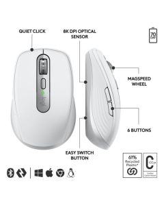 Miš Logitech MX Anywhere 3S pale gray 910-006959